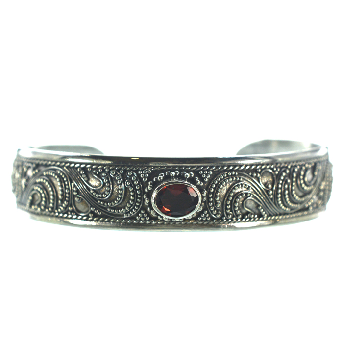 Ασημένιο 925 Χειροποίητο Βραχιόλι με Υψηλή Τεχνική Φιλιγκράν