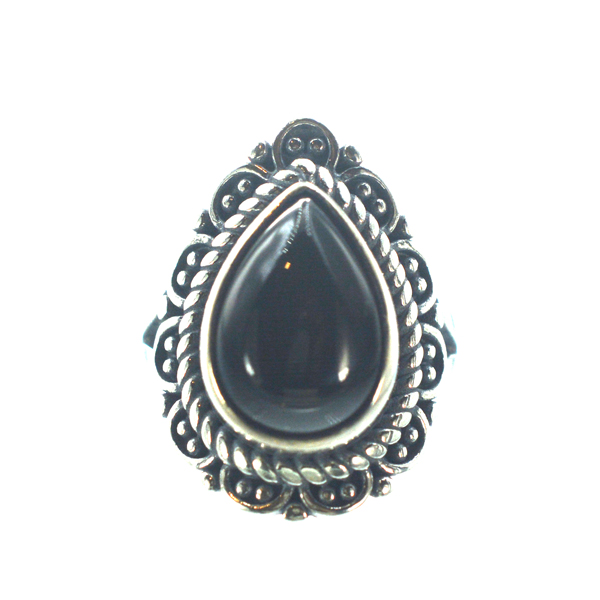 Ασημένιο 925 δαχτυλίδι με όνυχα