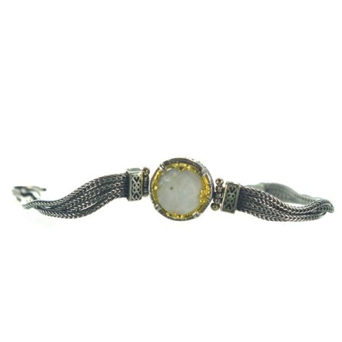 Ασημένιο 925 Βραχιόλι με Φεγγαρόπετρα