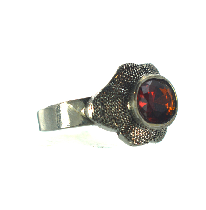 Ασημένιο 925 Δαχτυλίδι με Ζιργκόν - Image 2