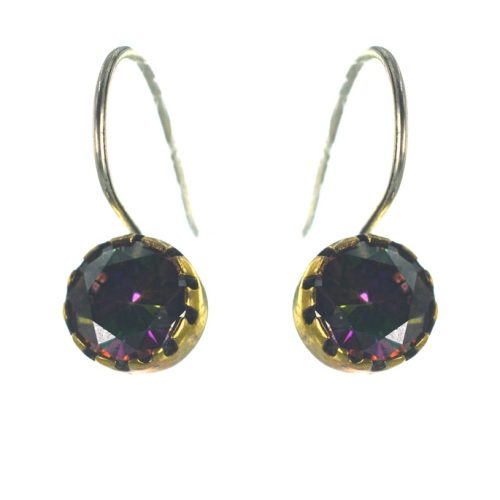 Ασημένια 925 Σκουλαρίκια με Αλεξανδρίτη