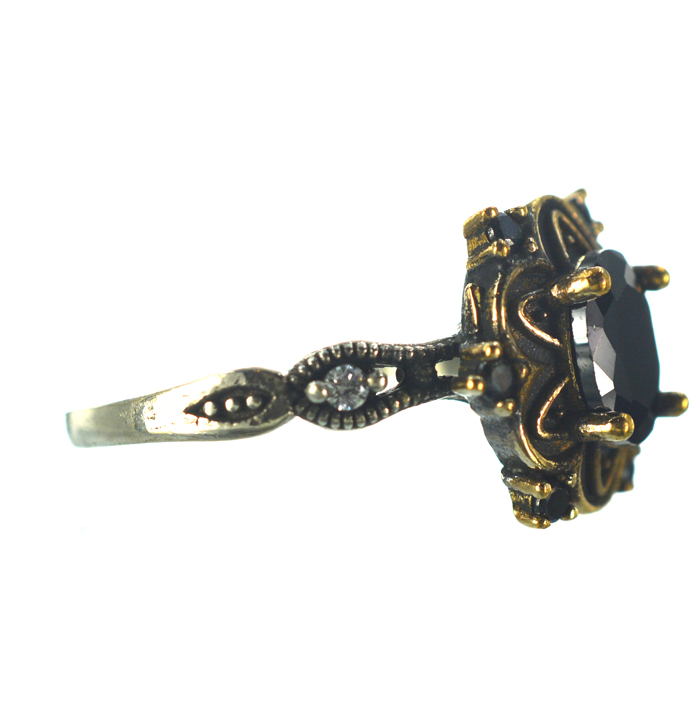 Ασημένιο 925 Δαχτυλίδι με Ζιργκόν - Image 2