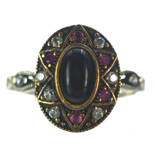 Ασημένιο 925 Δαχτυλίδι με Όνυχα