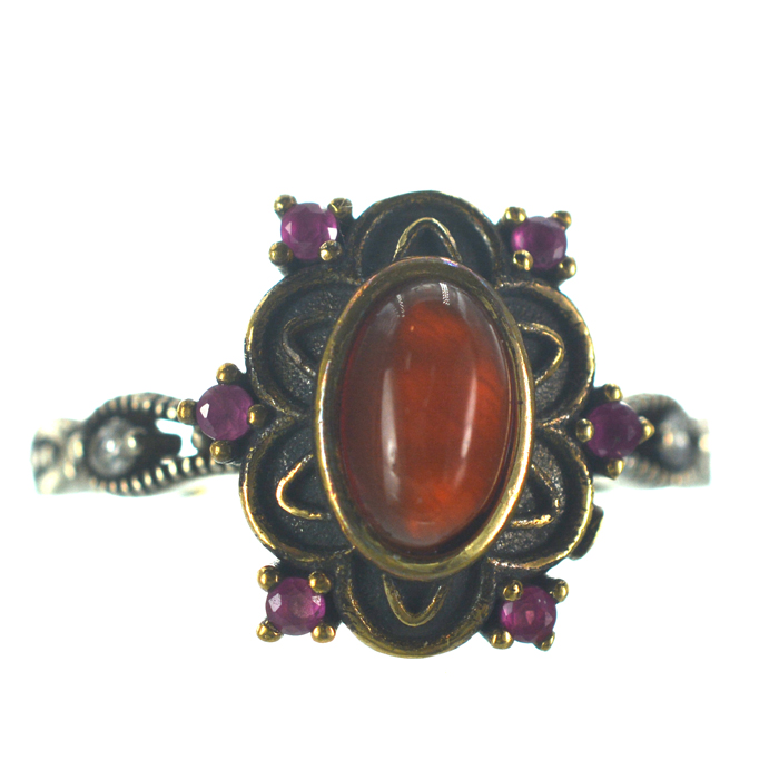 Ασημένιο 925 Δαχτυλίδι με Αχάτη