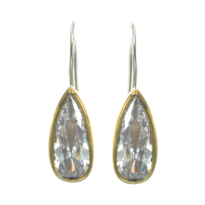 Ασημένια 925 Σκουλαρίκια με Ζιργκόν