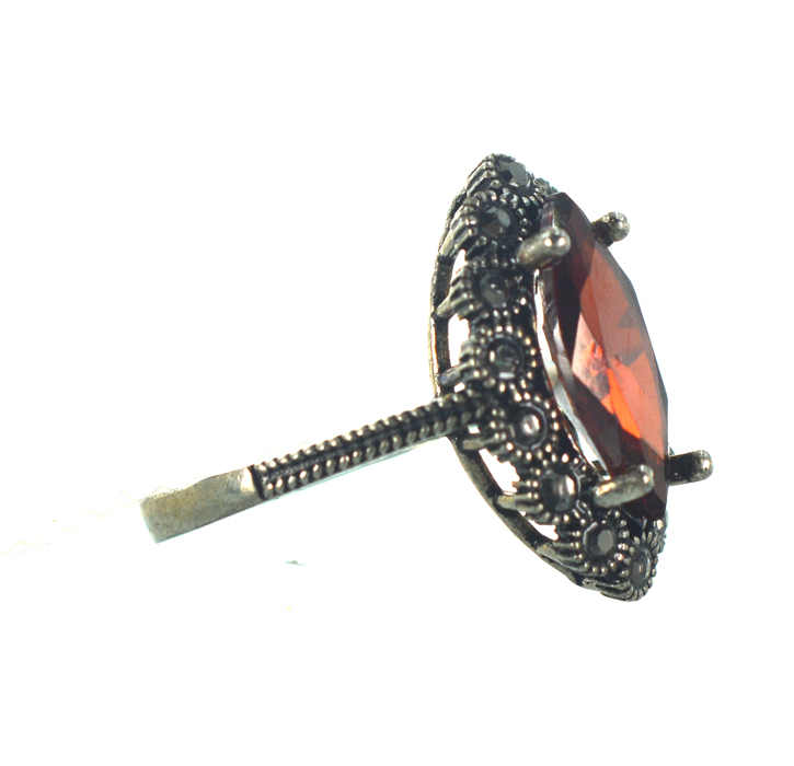 Ασημένιο 925 Δαχτυλίδι με Ζιργκόν - Image 2