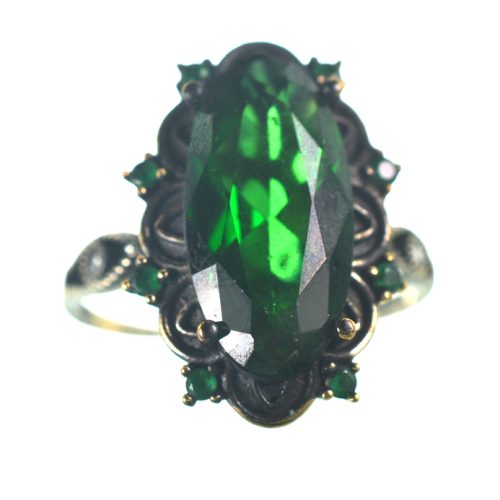 Ασημένιο 925 Δαχτυλίδι με Ζιργκόν