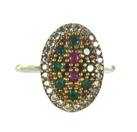 Ασημένιο 925 Δαχτυλίδι με Ζιργκόν