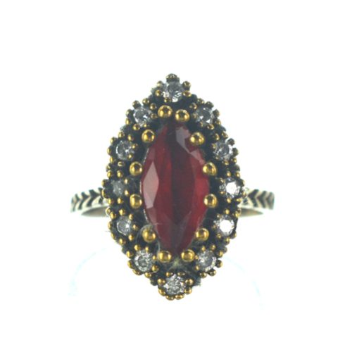 Ασημένιο 925 Δαχτυλίδι με Ζιργκόν