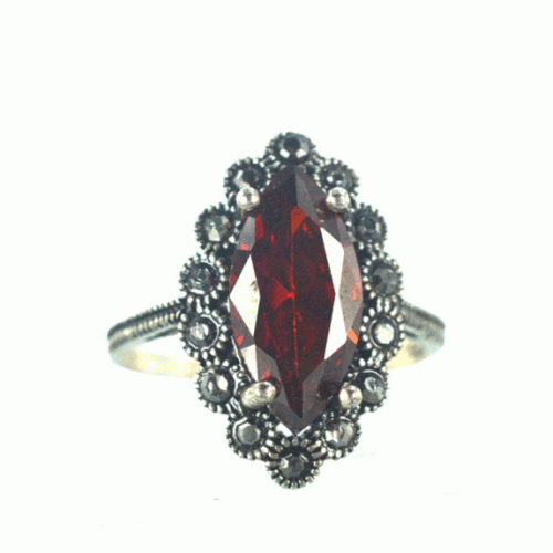 Ασημένιο 925 Δαχτυλίδι με Ζιργκόν