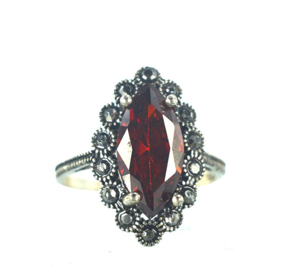 Ασημένιο 925 Δαχτυλίδι με Ζιργκόν