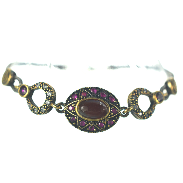 Ασημένιο 925 βραχιόλι με ζιργκόν