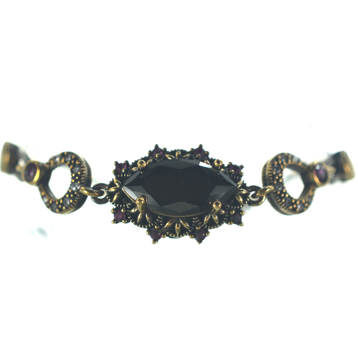 Ασημένιο 925 βραχιόλι με ζιργκόν