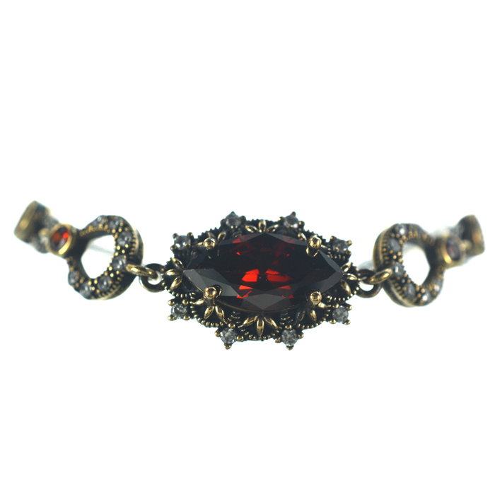 Ασημένιο 925 βραχιόλι με ζιργκόν