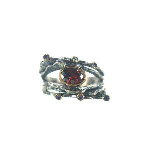 Ασημένιο 925 Δαχτυλίδι με Ζιργκόν