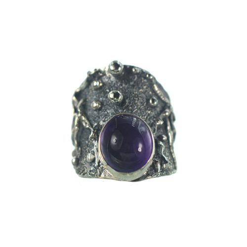 Ασημένιο 925 Δαχτυλίδι με Αμέθυστο