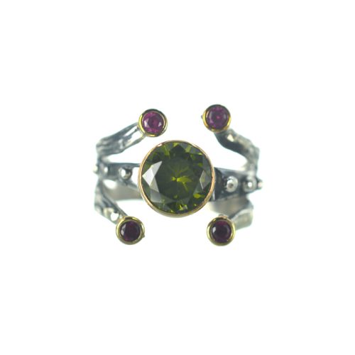 Ασημένιο 925 Δαχτυλίδι με Ζιργκόν