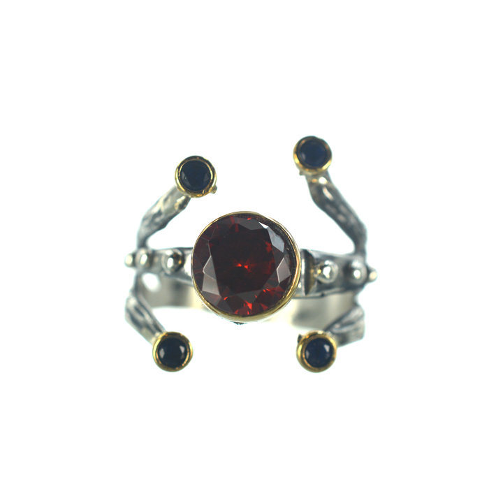 Ασημένιο 925 Δαχτυλίδι με Ζιργκόν