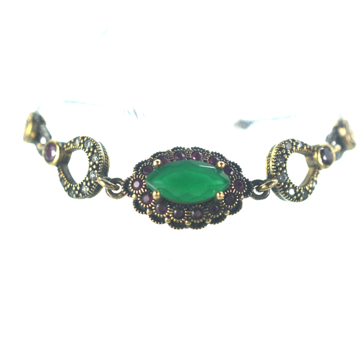 Ασημένιο 925 βραχιόλι με ζιργκόν