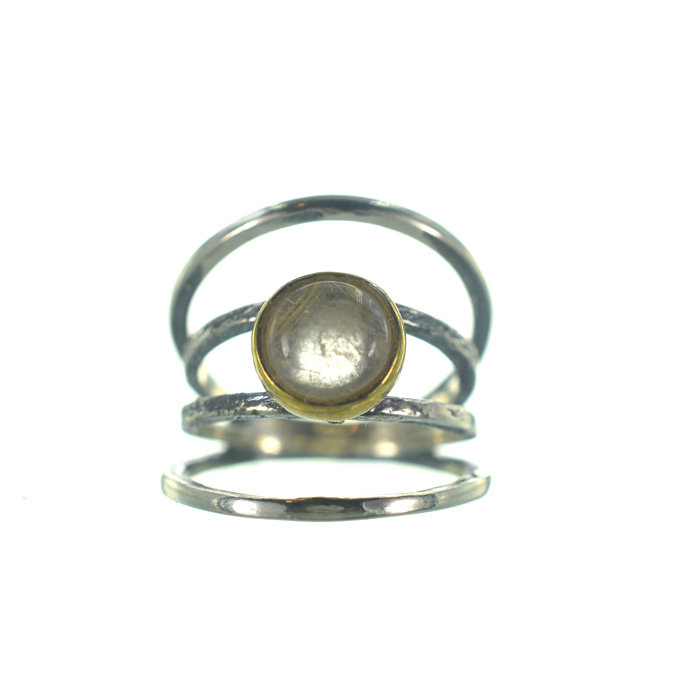 Ασημένιο 925 δαχτυλίδι με φεγγαρόπετρα