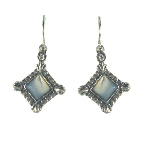 Ασημένια 925 σκουλαρίκια με φίλντισι