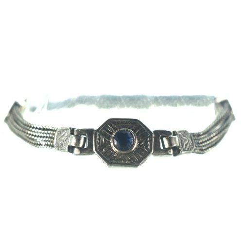 Ασημένιο 925 βραχιόλι αλυσιδωτό με ζιργκόν