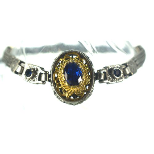 Ασημένιο 925 βραχιόλι αλυσιδωτό με ζιργκόν