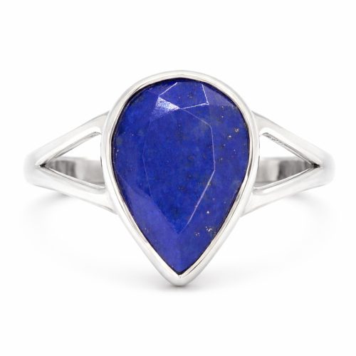 Βυζαντινό Ασημένιο 925 Δαχτυλίδι με Λάπις Λαζούλι