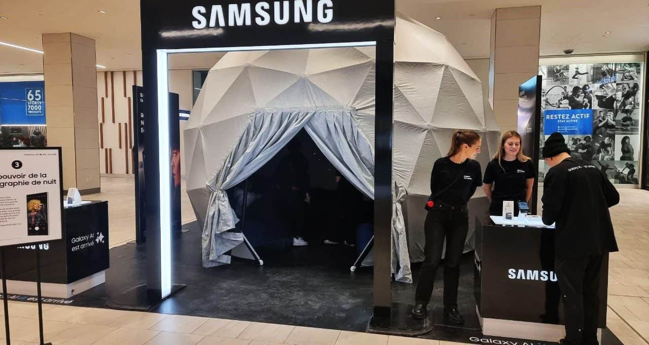 Eventi immersivi proposti da Samsung