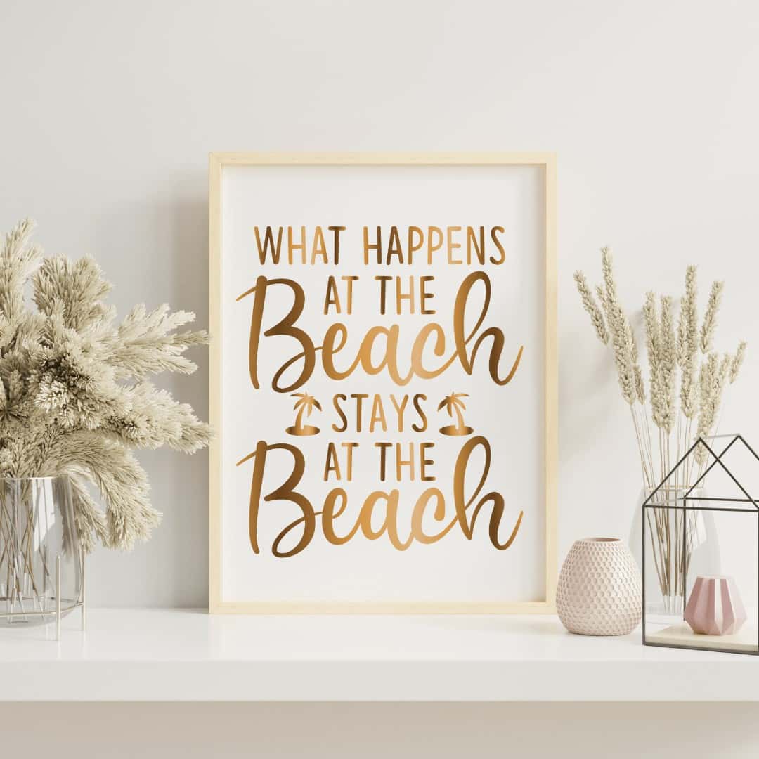 What Happens at the Beach, Stays at the Beach | Two22 DIY Creative Studio