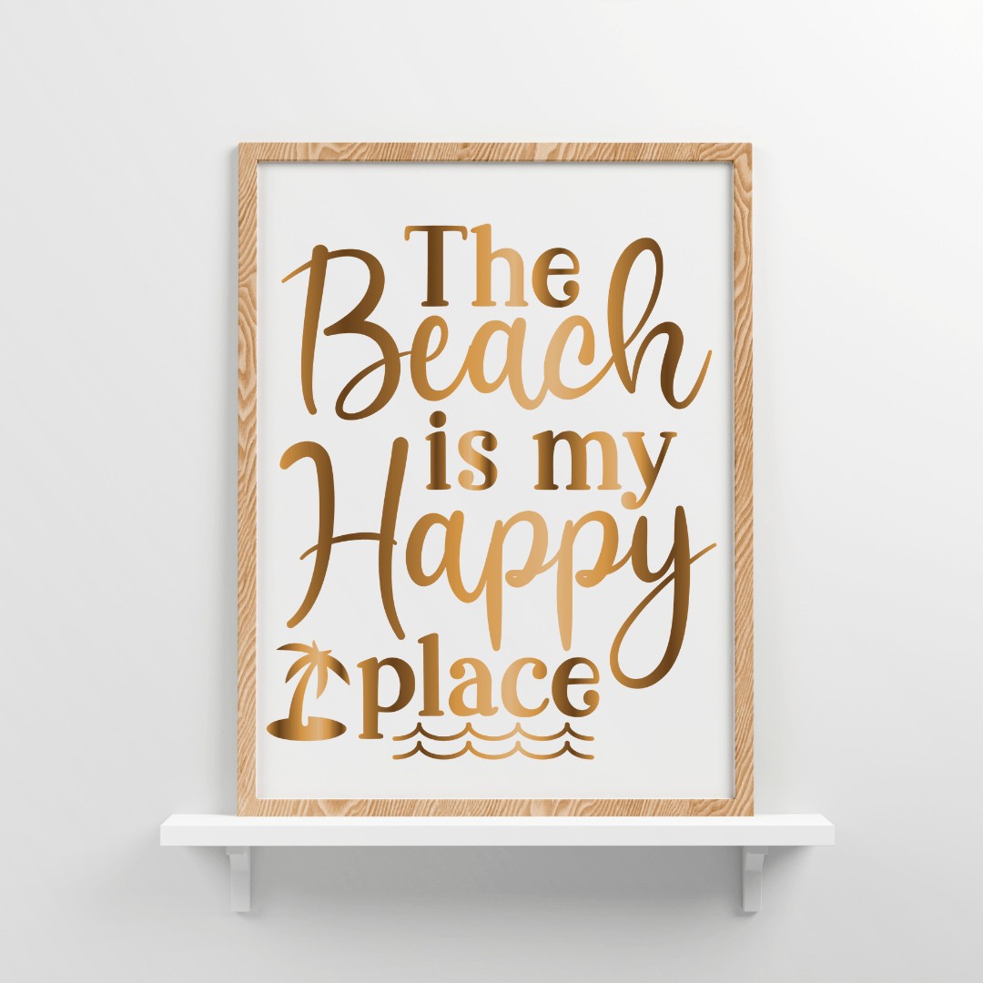 The Beach Is My Happy Place | Two22 DIY Creative Studio