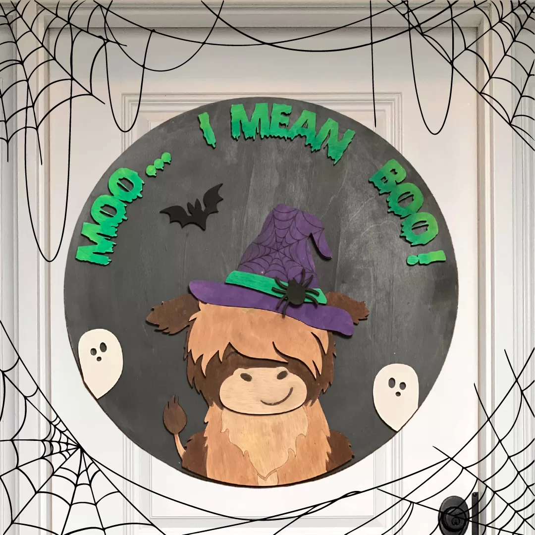 Moo - I Mean Boo | Two22 DIY Creative Studio