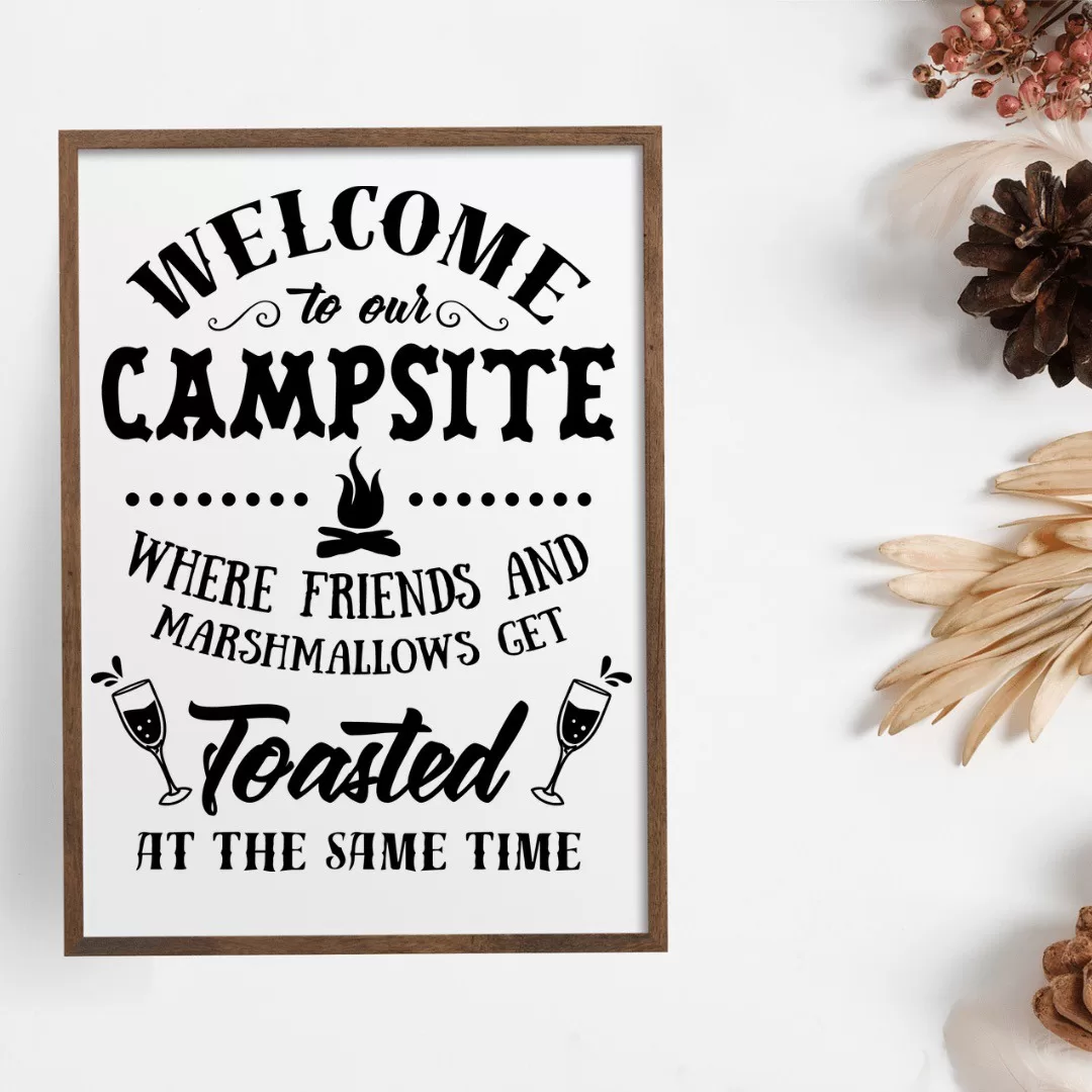 Welcome To Our Campsite | Two22 DIY Creative Studio