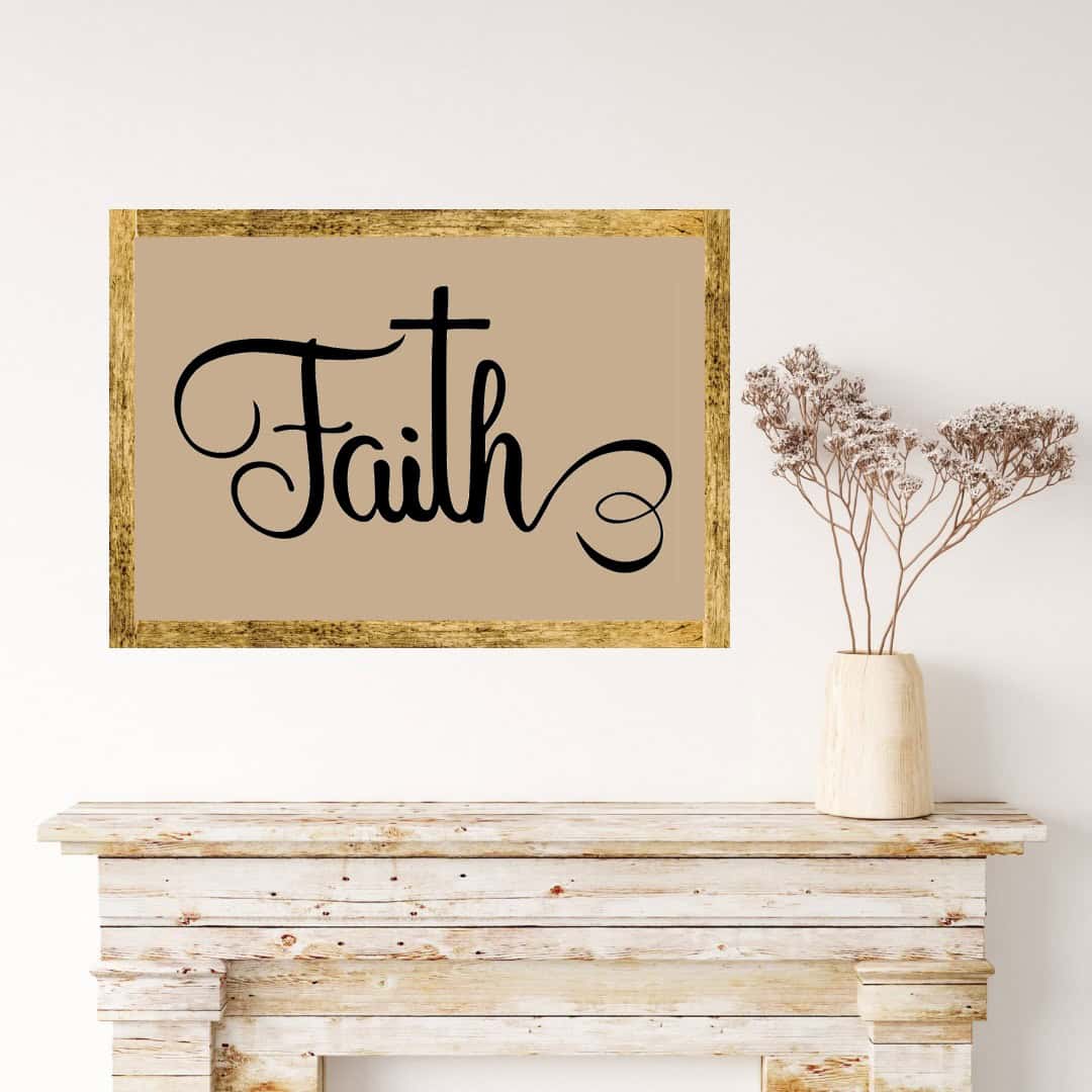 Faith (Horizontal) | Two22 DIY Studio