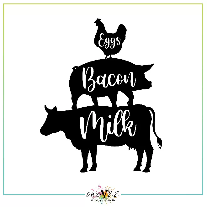 Eggs, Bacon, Milk | Two22 DIY