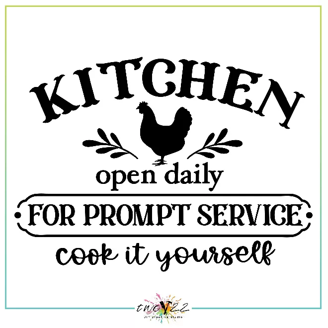 Kitchen: Prompt Service | Two22 DIY Creative Studio