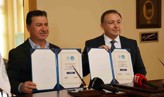 Milas Süt Birliği, büyükşehir belediyesinin desteğiyle yem tesisi kuruyor