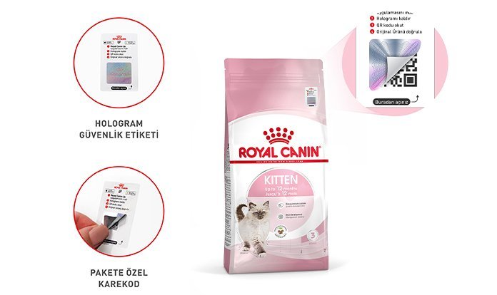 Royal Canin Türkiye, mama orijinalliğini QR kod ile doğruluyor