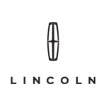 Lincoln logo on a sleek black background for brand recognition.
