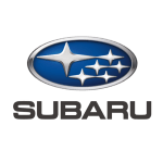 Subaru logo featuring six stars in an oval shape for brand recognition.