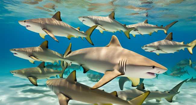 lemon_shark_cooperative_hunting_social_behavior