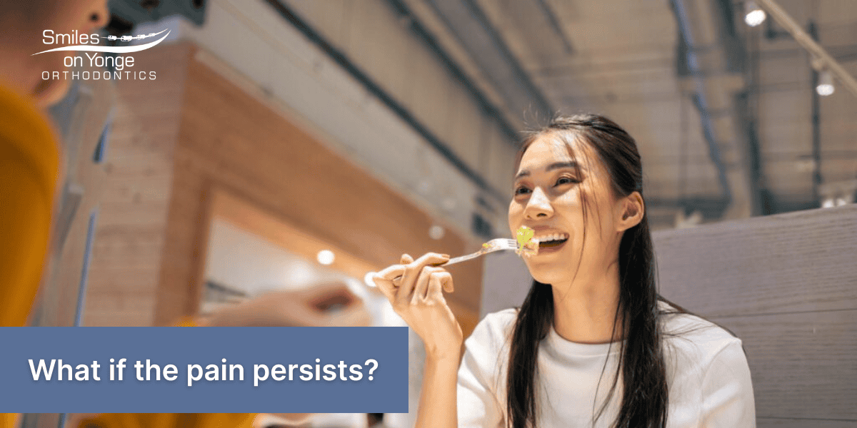 What if the pain persists?