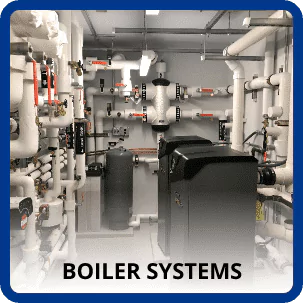 A Room With Aa Service-Level Complex Boiler Systems, Featuring Numerous Pipes, Valves, And Control Panels.