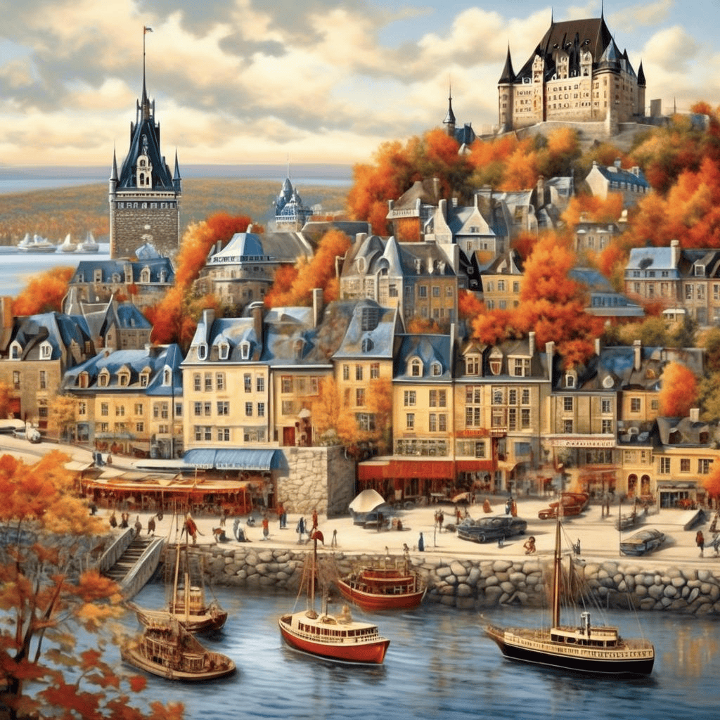 French Canada : pictures and stories of old Quebec by Hazel Boswell