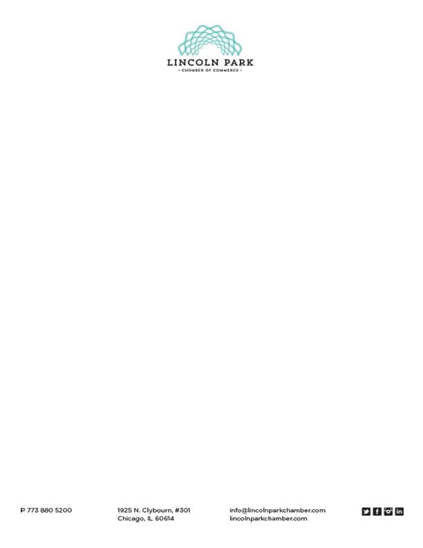 Letterhead template for MS Word.