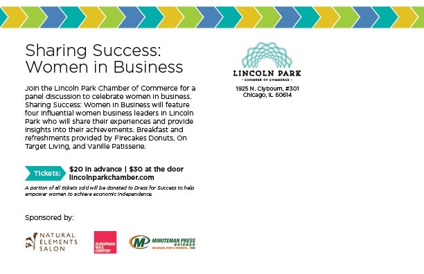 Event promo postcard, back side.