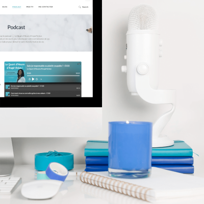 home illustration des ressources pour landing page podcast