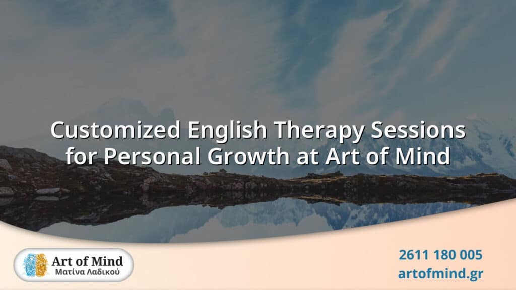A professional therapy session at Art of Mind in Patras, Greece, offering customized English-language psychotherapy for personal growth and emotional well-being.