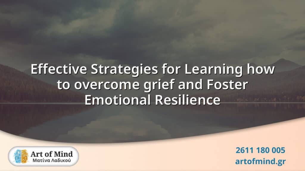 A serene and supportive setting representing effective strategies for overcoming grief and fostering emotional resilience, highlighting mental health recovery and personal growth techniques.