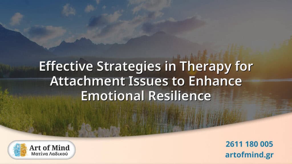 Visual representation of therapeutic strategies designed to address attachment issues, enhancing emotional resilience and fostering healthy interpersonal connections in individuals.